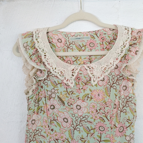 FIVE PLUS FLORAL DRESS (A325) - Picture 2 of 16